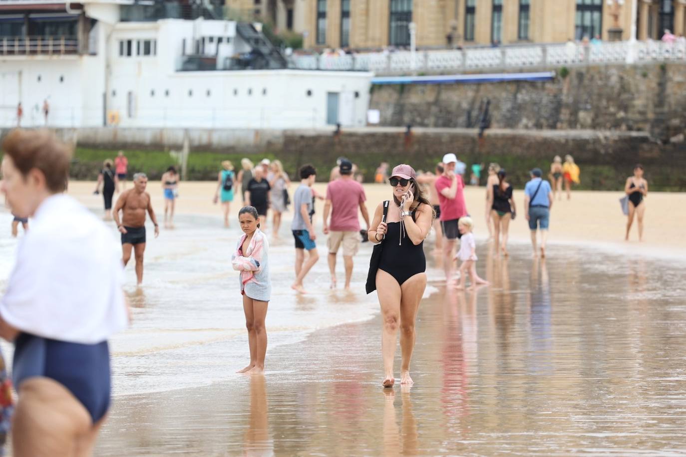 Las nubes y el calor protagonizan la jornada de hoy en Donostia