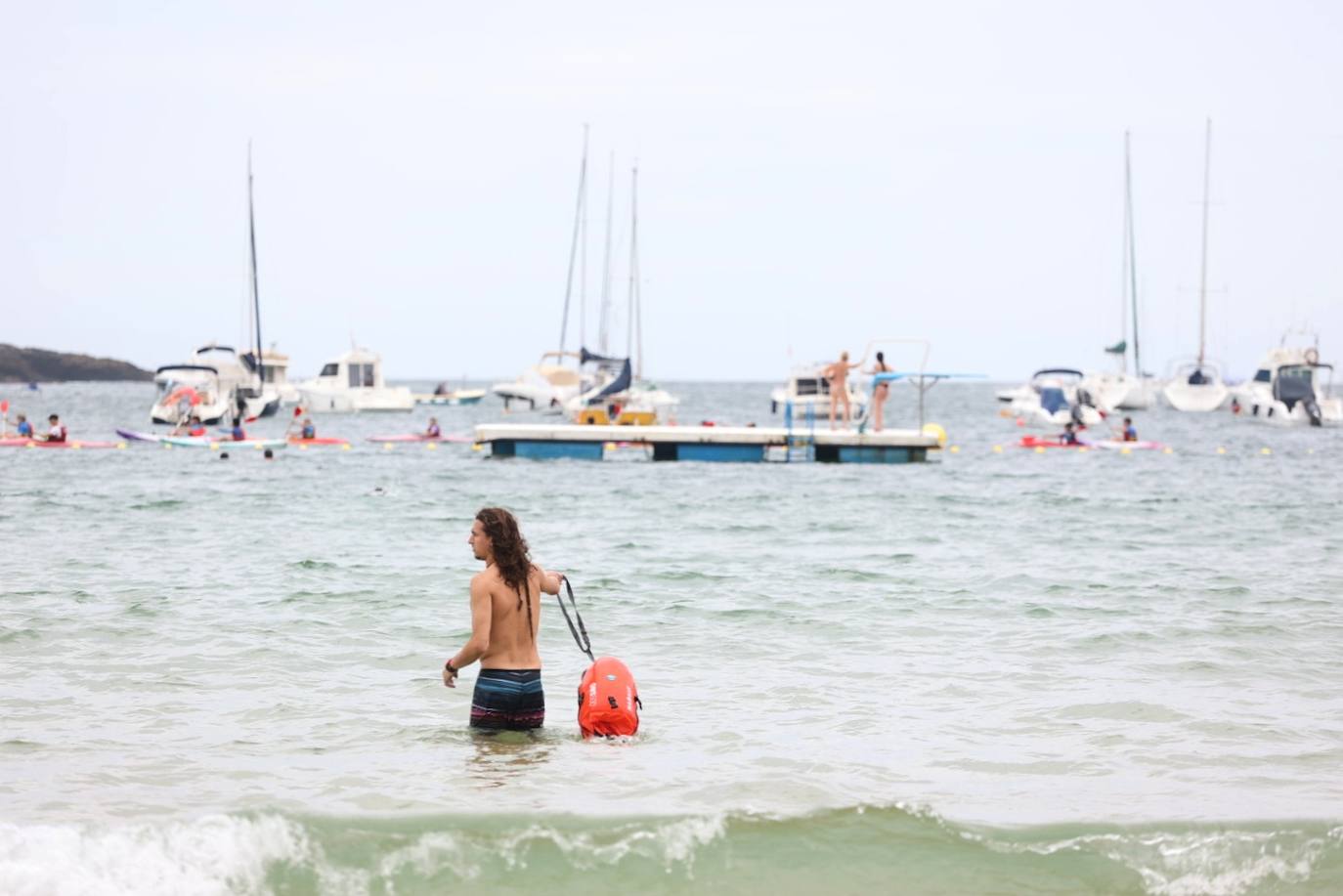 Las nubes y el calor protagonizan la jornada de hoy en Donostia
