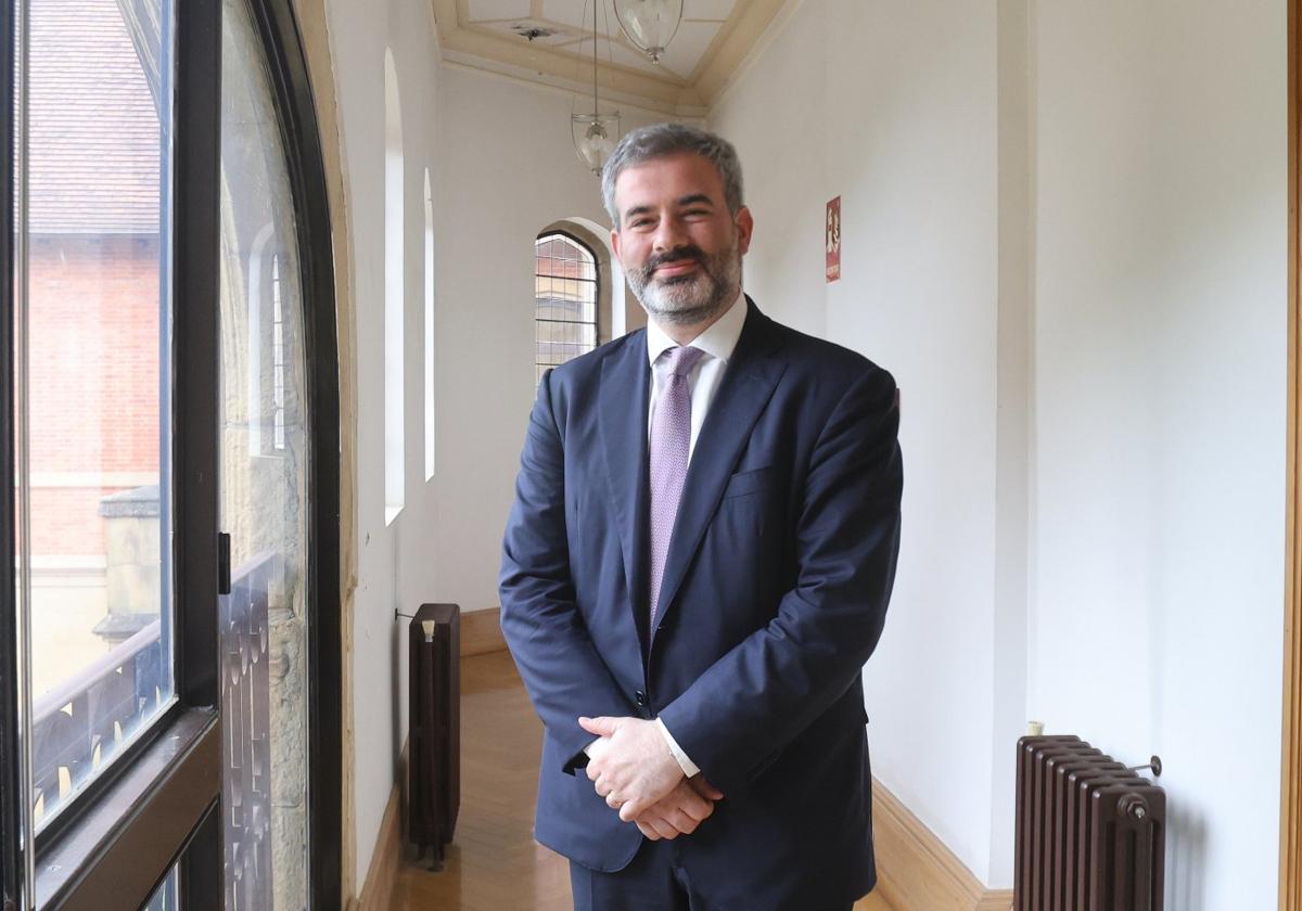 El abogado José Alberto Navarro, en el Palacio Miramar.