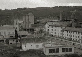 Panorámica de Añorga en la década de los cuarenta.