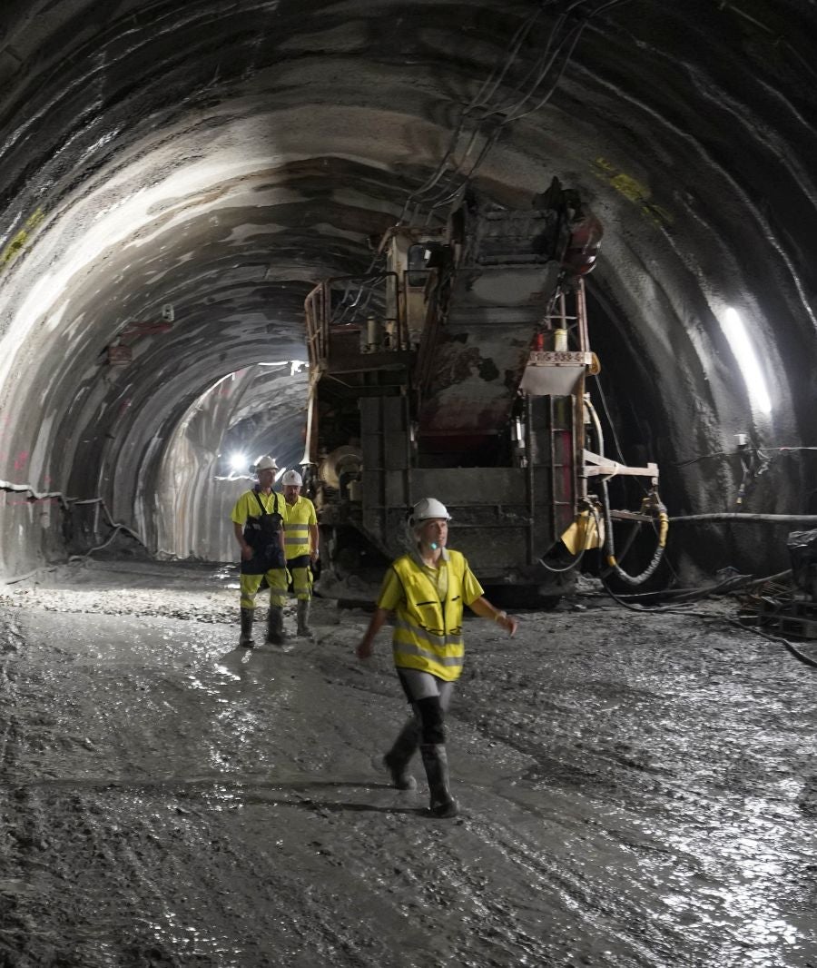 Así avanzan las obras en la línea del Topo de San Sebastián