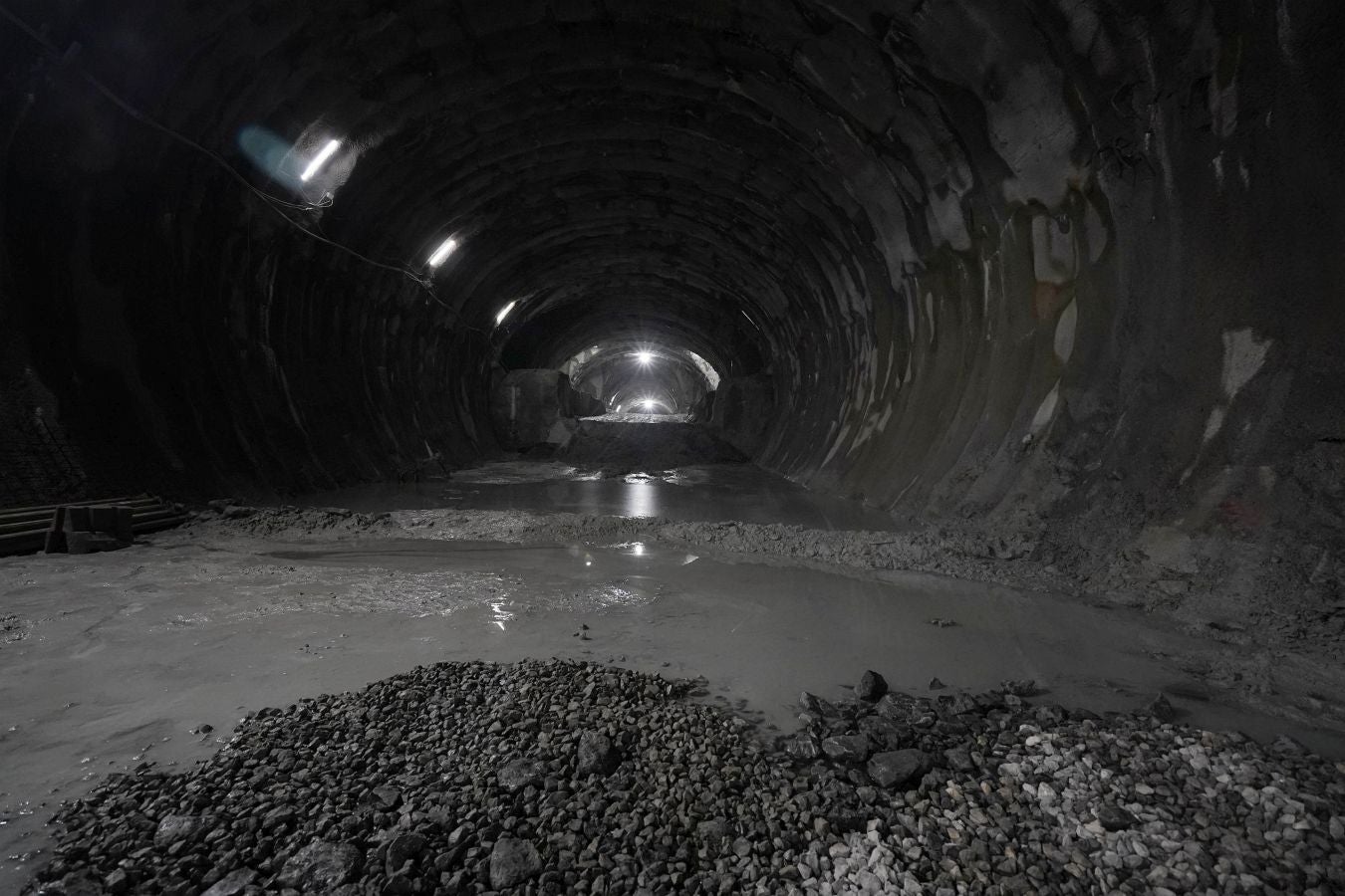 Así avanzan las obras en la línea del Topo de San Sebastián