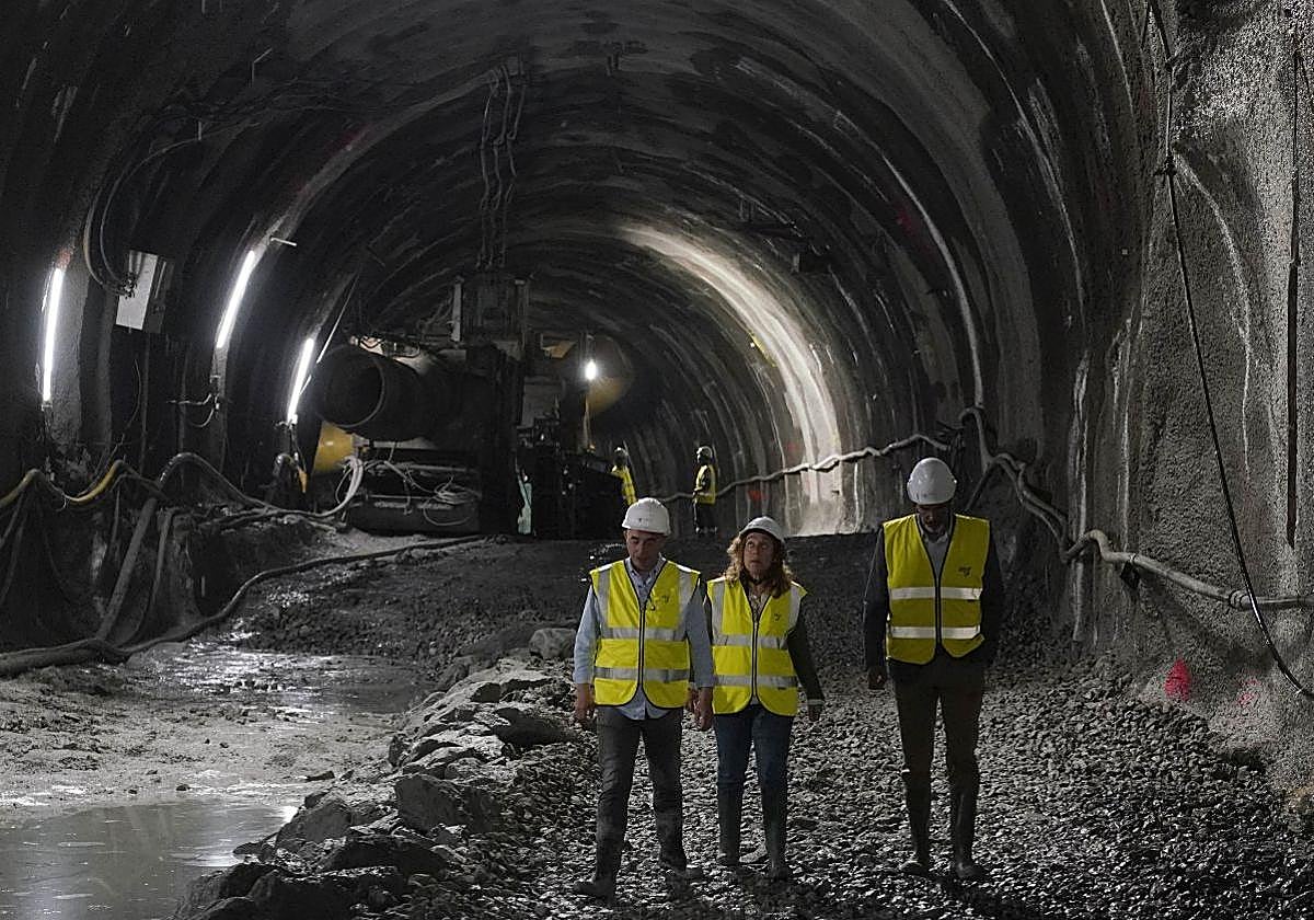 Caverna que acogerá al futura estación del Topo en La Concha.