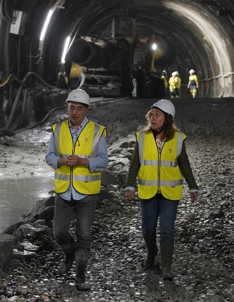 Así avanzan las obras en la línea del Topo de San Sebastián