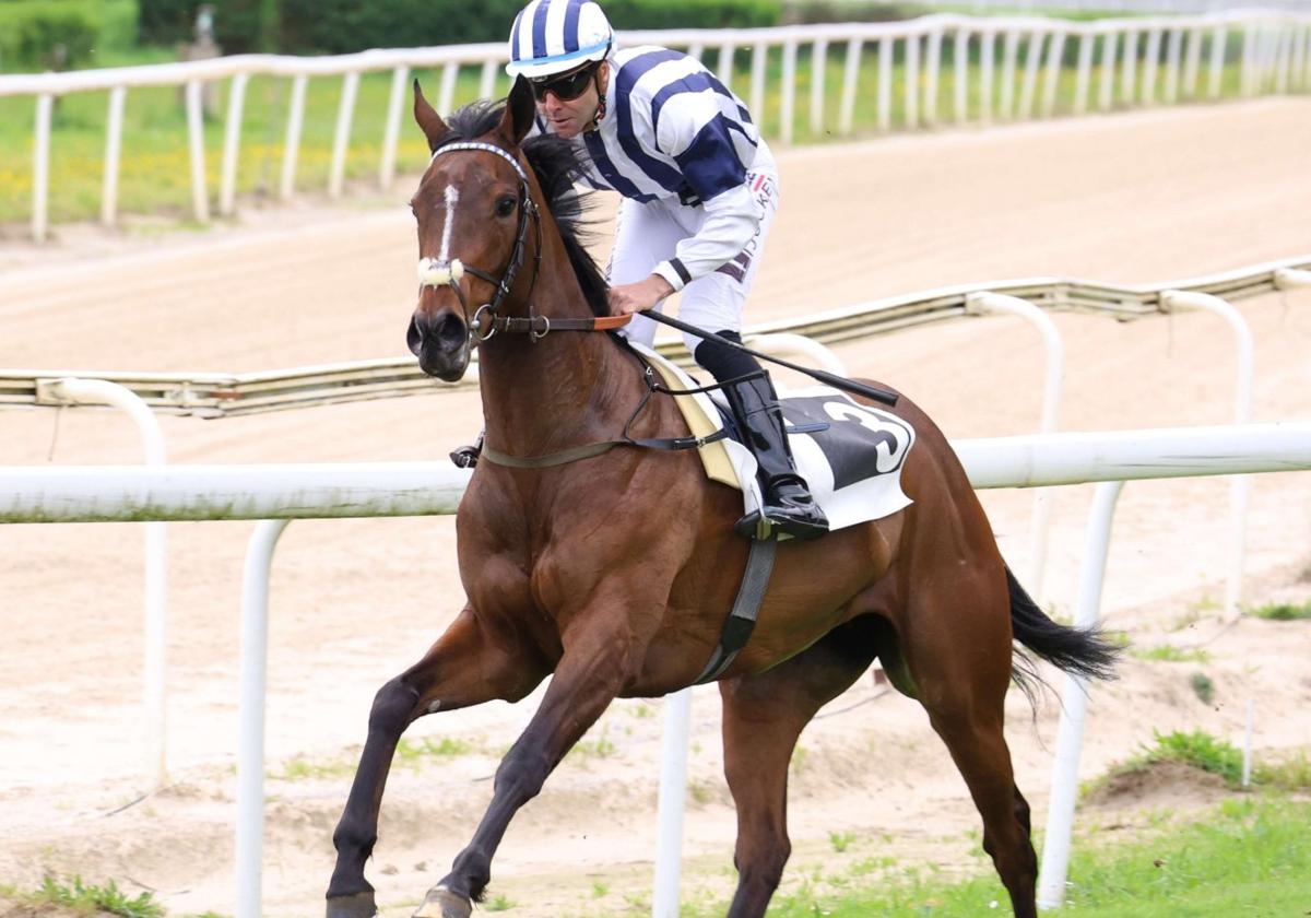 'Clori', con la monta de Janacek, demostró todo su valor en abril en el hipódromo donostiarra.