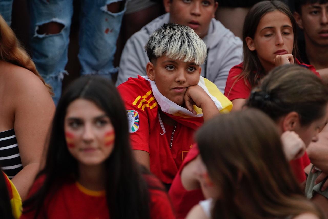 Las imágenes del ambiente para ver la final de la Eurocopa en Anoeta