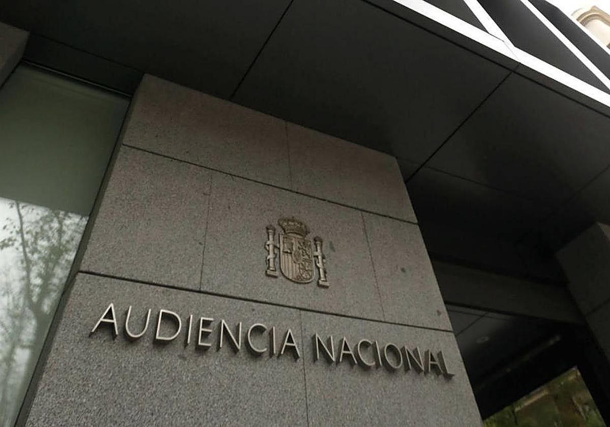 Fachada de la Audiencia Nacional de Madrid.