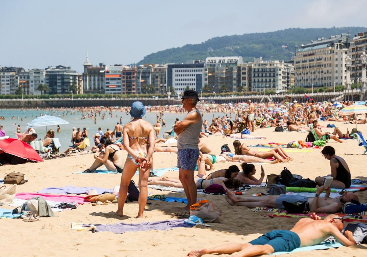 21 grados agradables que llenan la Concha