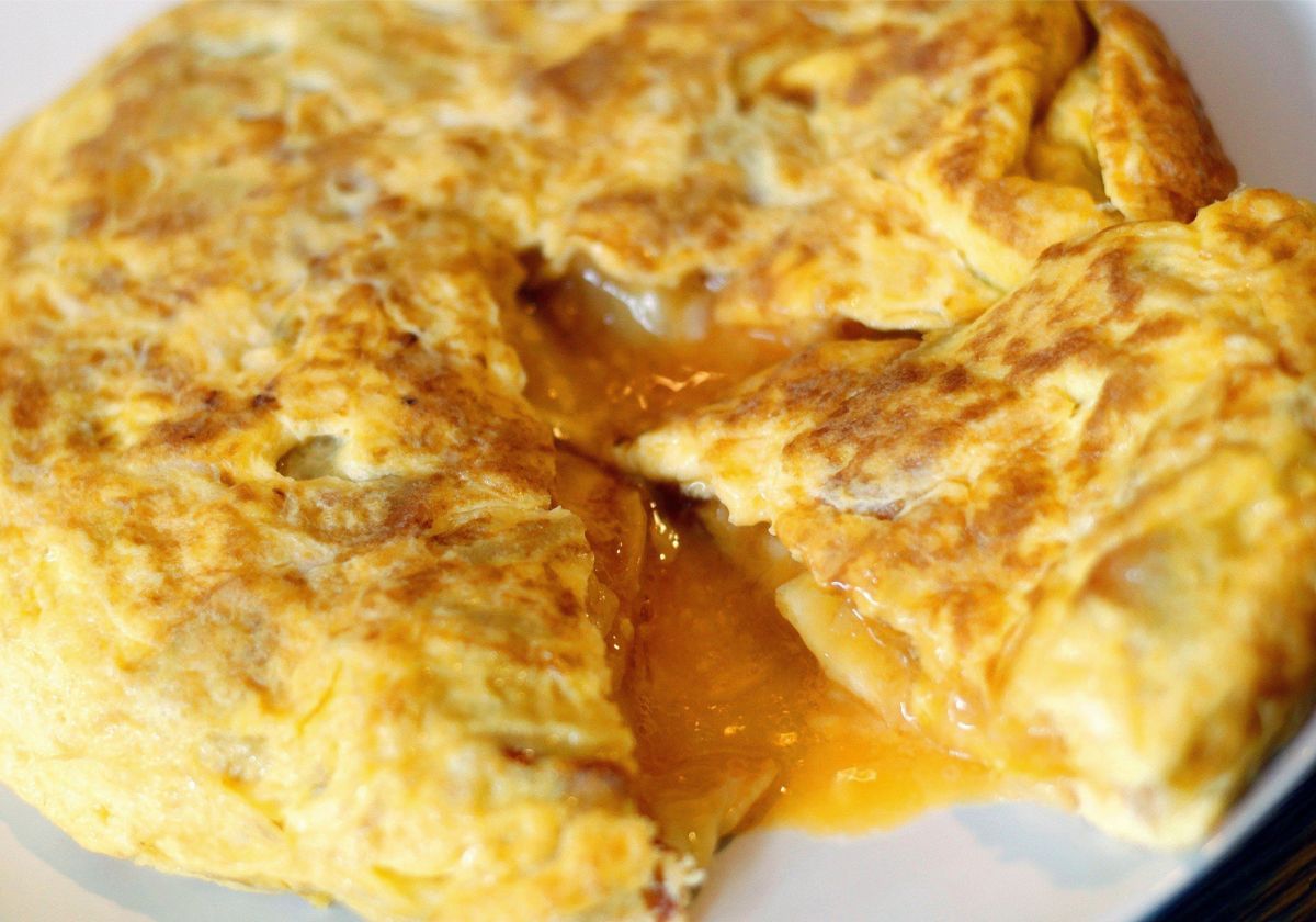 Imagen de archivo de una tortilla de patatas.