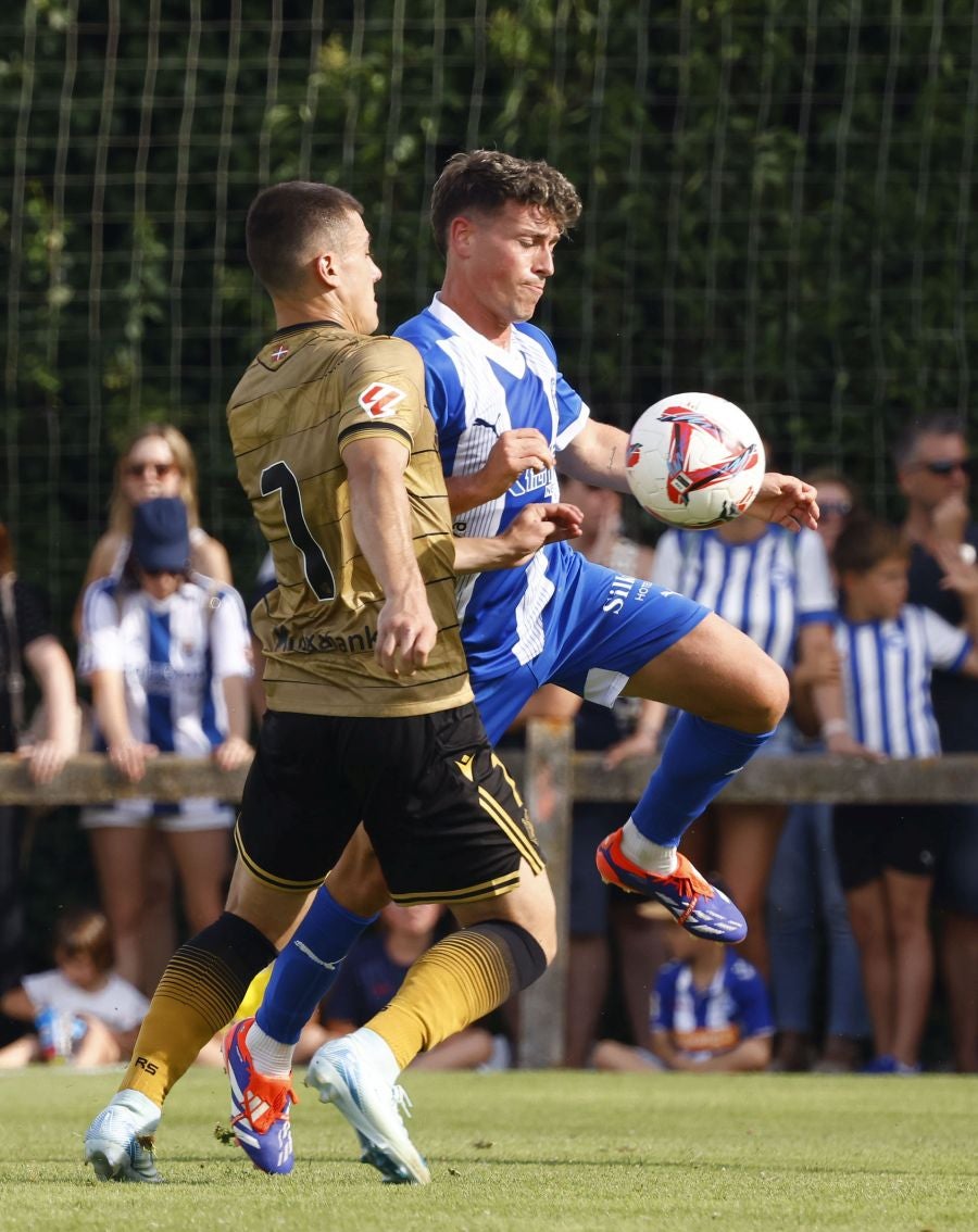 Galería de fotos del amistoso disputado entre Alavés y Real Sociedad en Laguardia