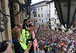 Revive el txupinazo de Madalenas de Errenteria