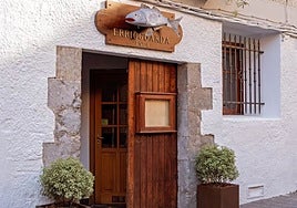 Fachada del restaurante Errioguarda Enea en Hernani.