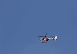 Imagen de archivo del helicóptero de la Ertzaintza.