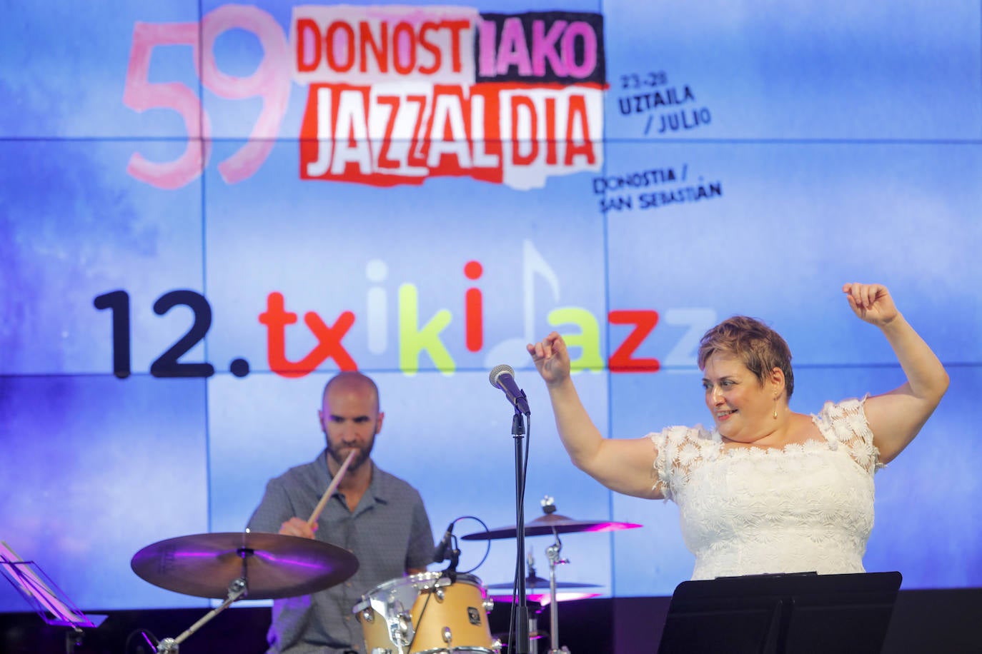 Los más pequeños también disfrutan con el Txikijazz