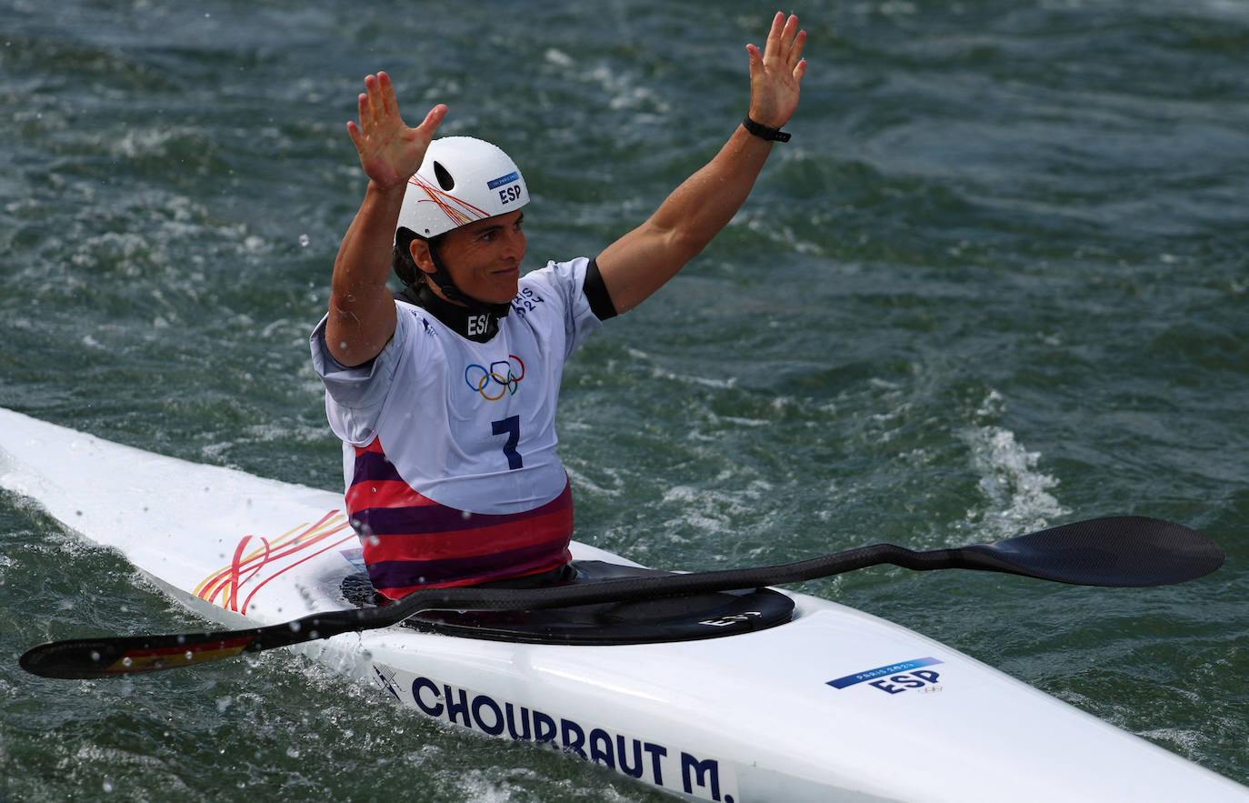 Adiós a la medalla en K1 eslalon