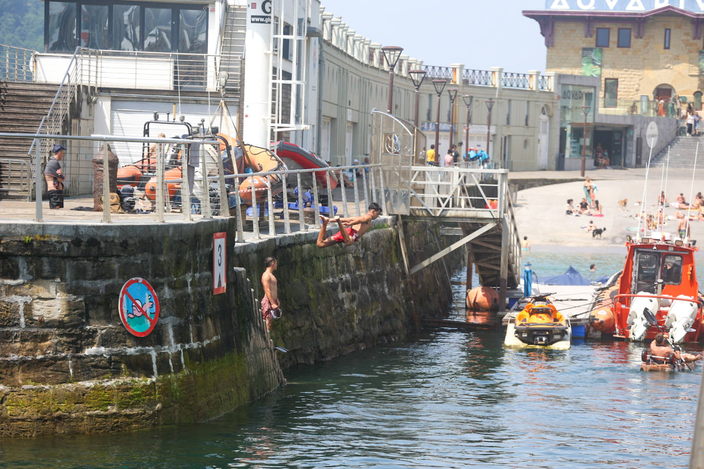 Ola de calor en Gipuzkoa