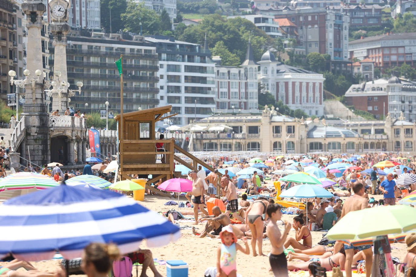 Ola de calor en Gipuzkoa