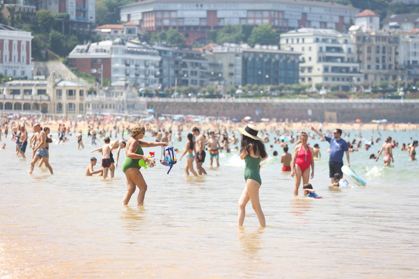 Ola de calor en Gipuzkoa