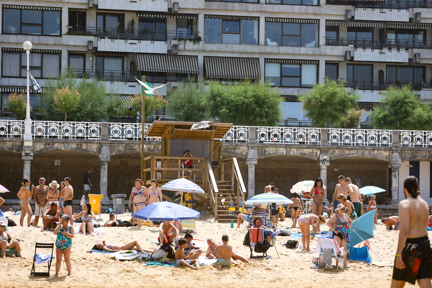 Ola de calor en Gipuzkoa