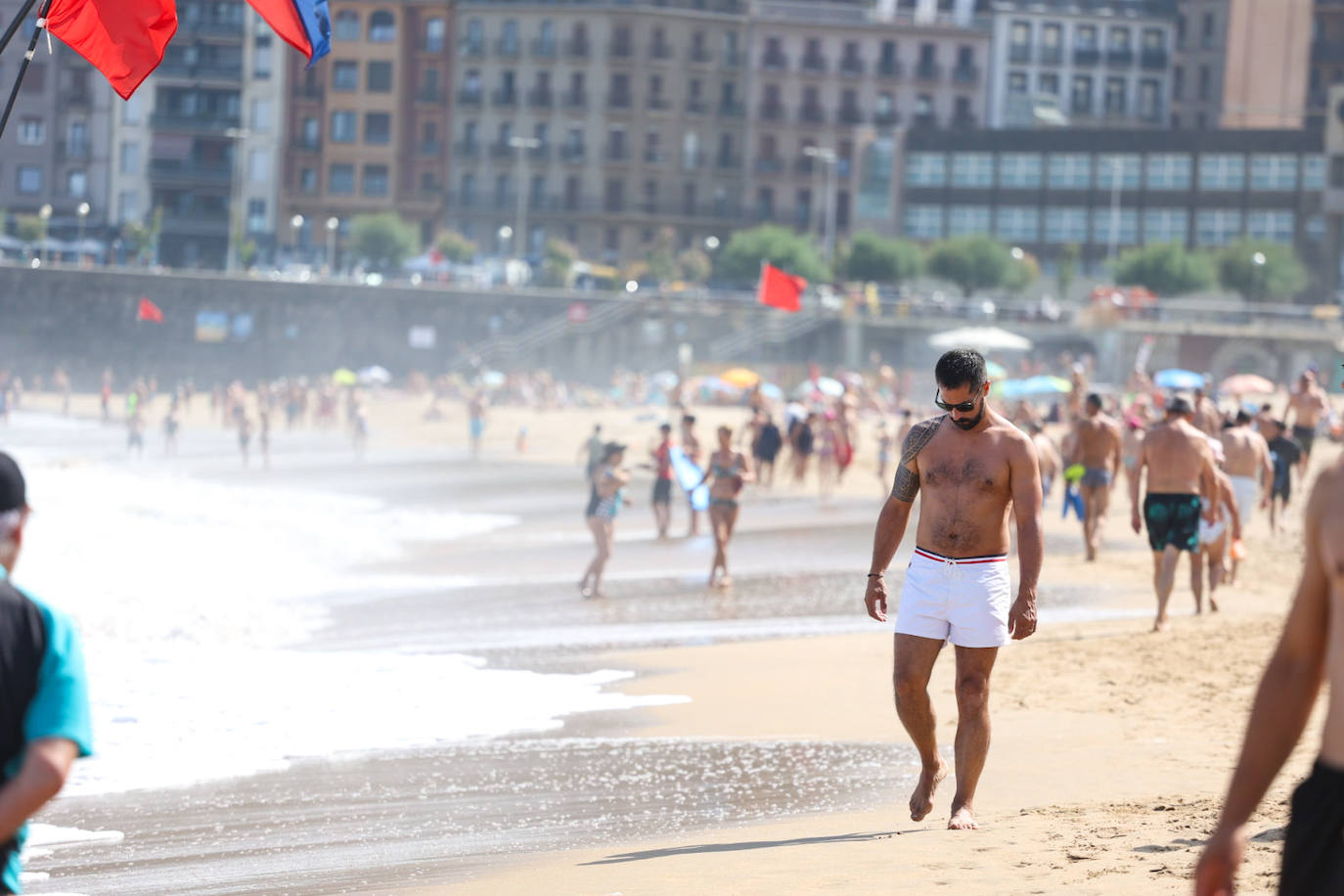 Ola de calor en Gipuzkoa