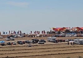 Vista general del Monegros Desert Festival.