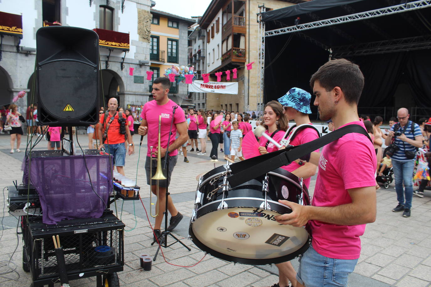 Las mejores imágenes del txupinazo de Azpeitia