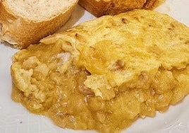 Pincho de tortilla del bar Sylkar