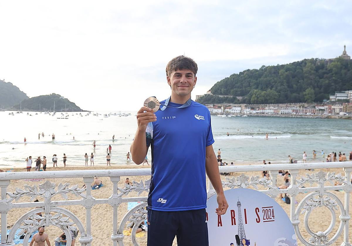 Pau Etxaniz, en San Sebastián.