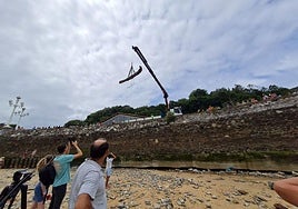 Un tesoro arqueológico al descubierto de los bañistas