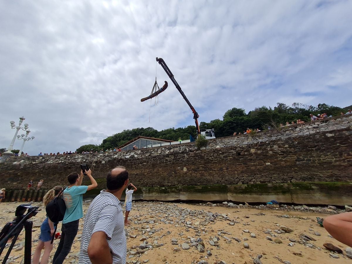 Un tesoro arqueológico al descubierto de los bañistas