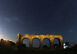 Una foto de las Perseidas vistas desde el monte Jaizkibel.