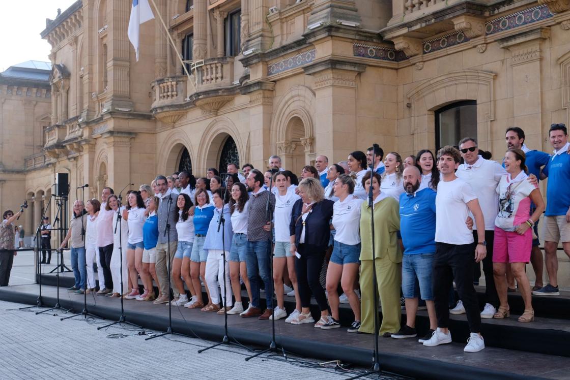 Las mejores imágenes del Cañonazo donostiarra
