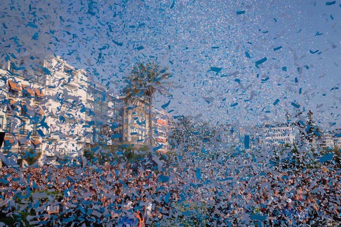 Las mejores imágenes del Cañonazo donostiarra