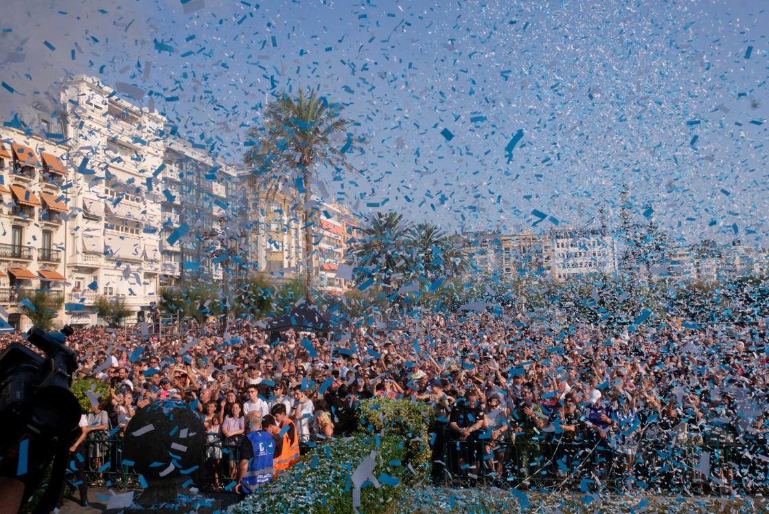Las mejores imágenes del Cañonazo donostiarra