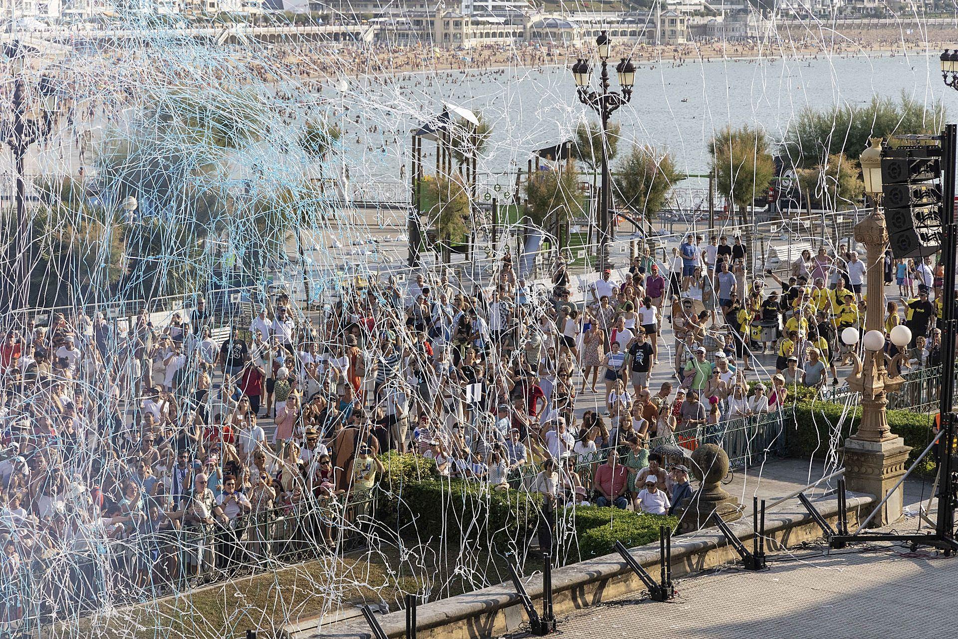 Las mejores imágenes del Cañonazo donostiarra