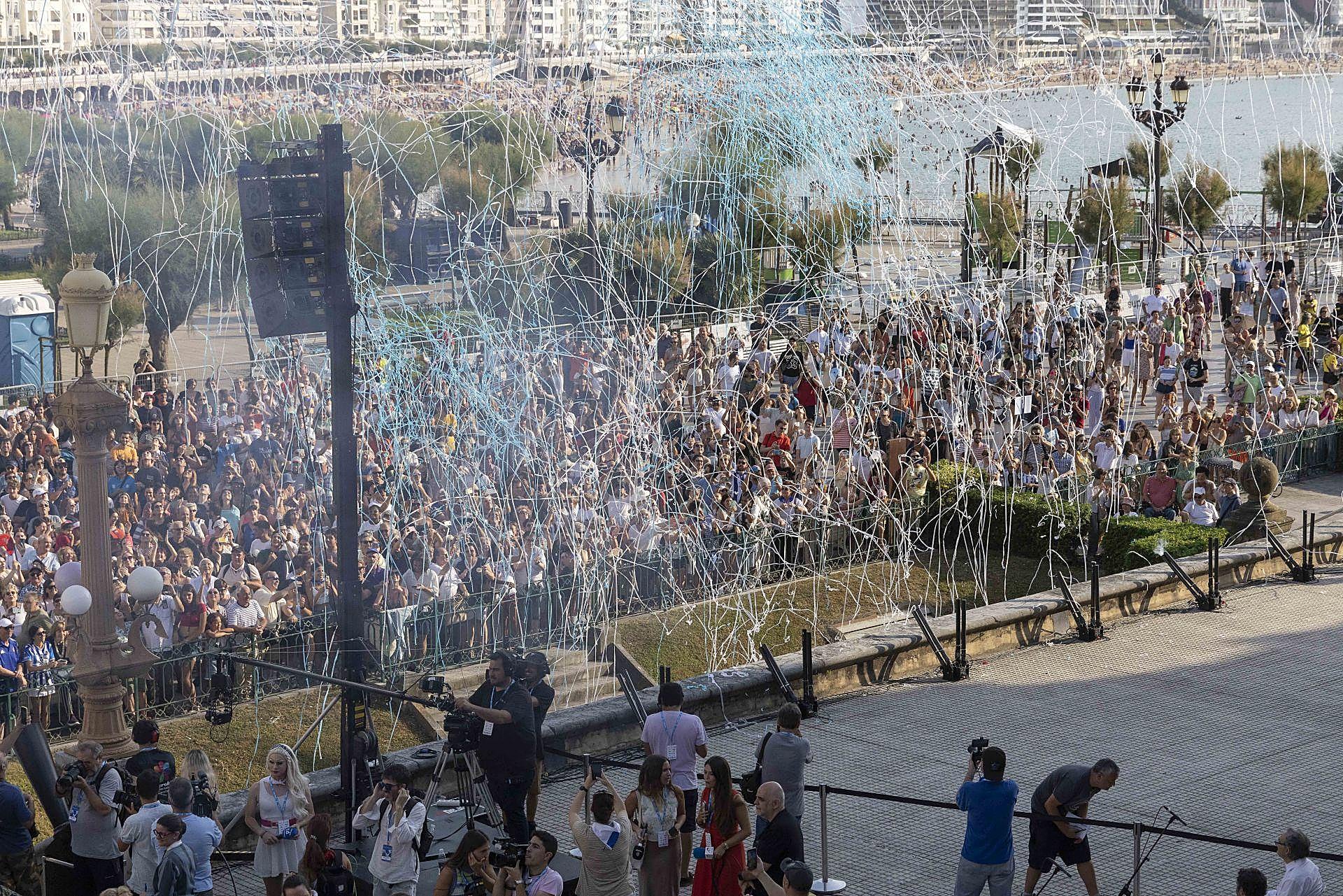 Las mejores imágenes del Cañonazo donostiarra