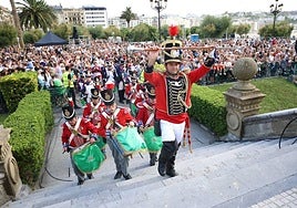 Momentos previos al cañonazo de Semana Grande.