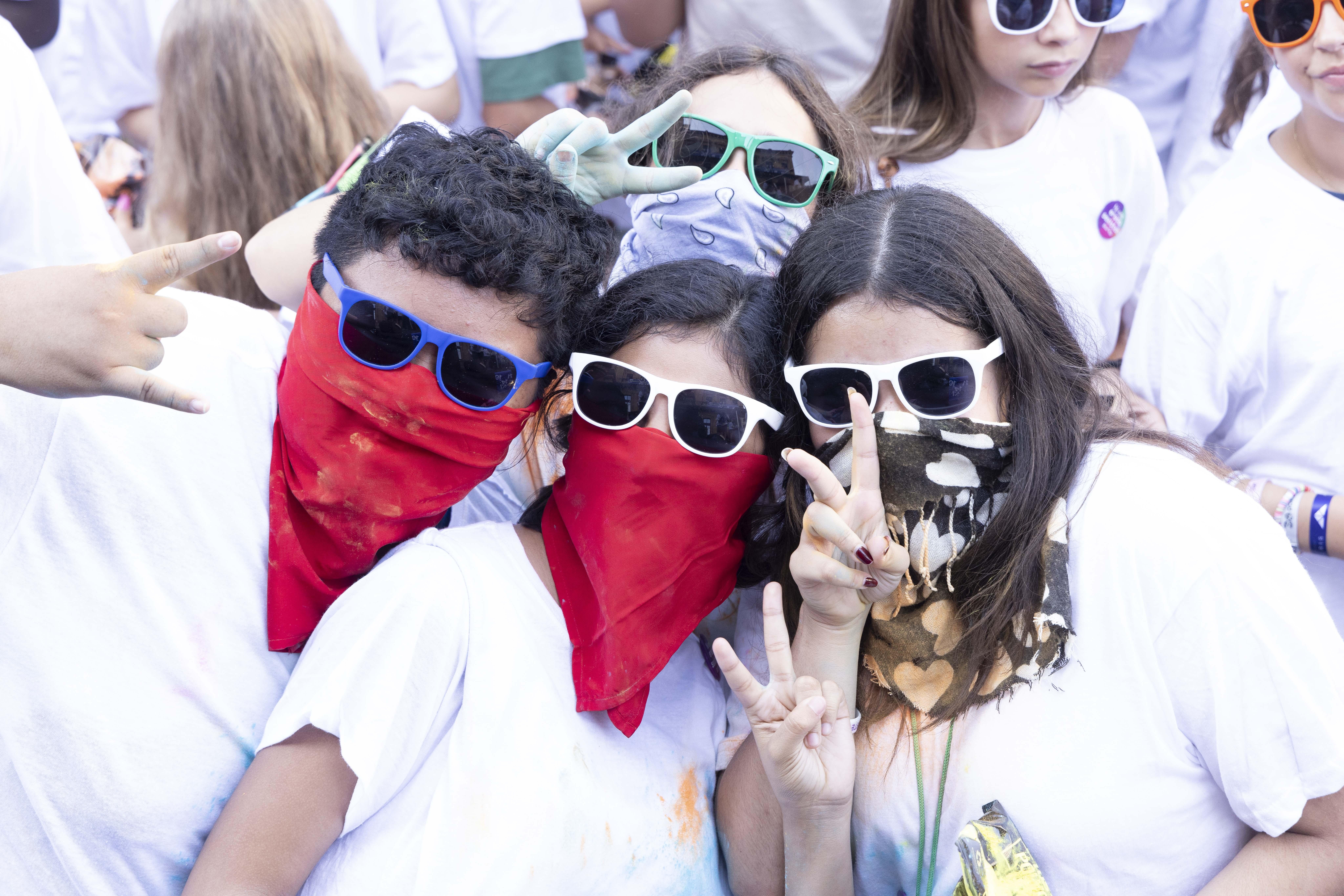 El &#039;Holi fest&#039; del Boulevard, en imágenes