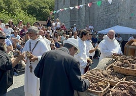 El Abad, interpretado por Javier Larralde, consiguió llegar a un acuerdo sobre el precio del hierro.