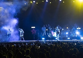 La actuación de Esne Beltza en Sagües.