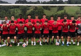 El equipo de la división nacional juvenil, con Jaime Colado como entrenador, es el único que viene entrenando. A partir de este martes, el división de honor.