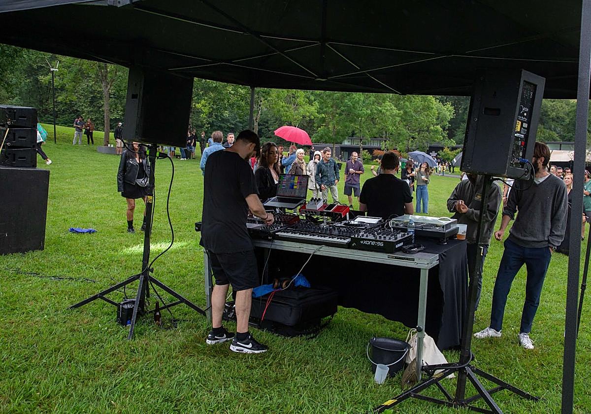 Una imagen de la pasada edición del Dantz Point en Txillida Leku.