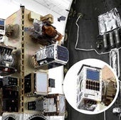 Elon Musk difunde la foto del primer satélite vasco en el cohete que lo enviará al espacio