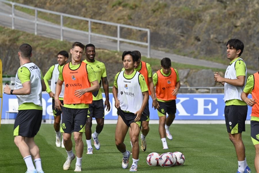 La Real, lista para el primer partido de la temporada