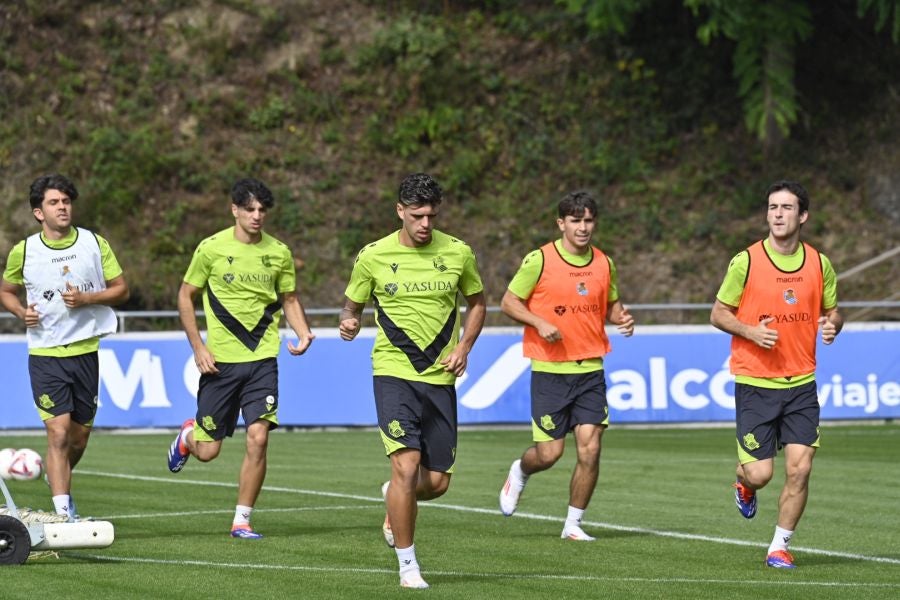 La Real, lista para el primer partido de la temporada