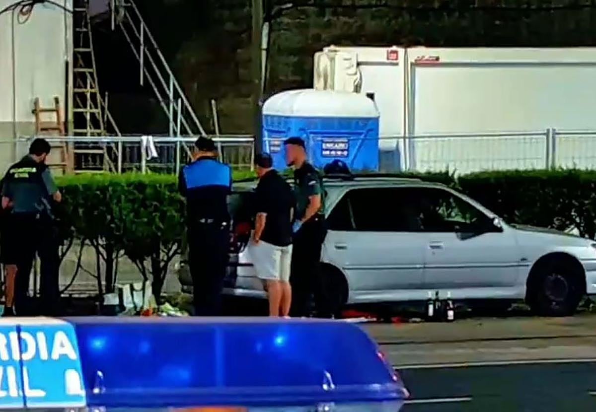 La detención del acusado en el puerto de Pasaia..