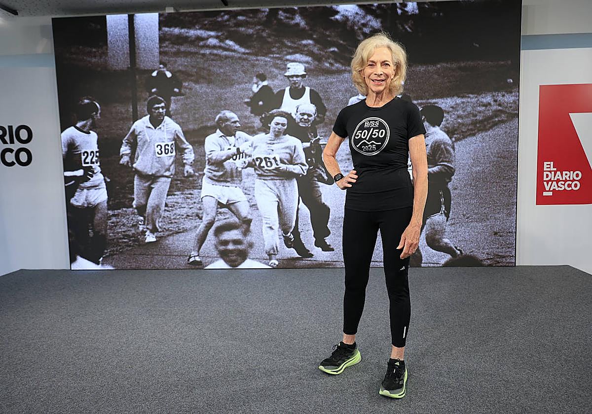 Kathrine Switzer, la primera mujer en correr y finalizar la Maratón de Boston, visita DV