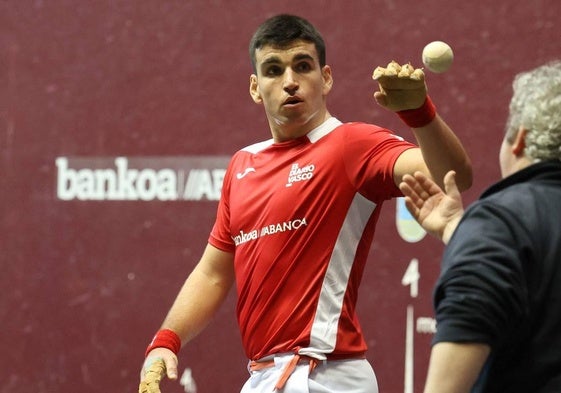 Ander Murua, en la última final del Torneo Abanca Bankoa-DV.