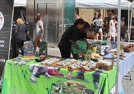 La feria ecológica estará en Lege Zaharren Enparantza este viernres de 10.00 a 14.30.