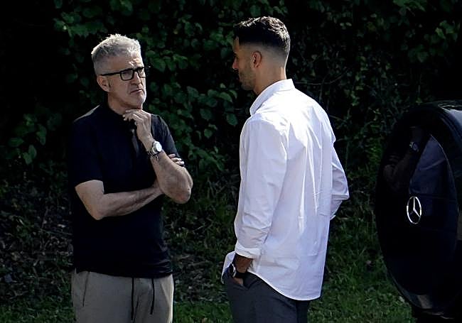 Roberto Olabe y Merino, en Zubieta.